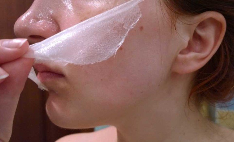 Ромашковая маска-пленка на желатине для глубокой чистки лица