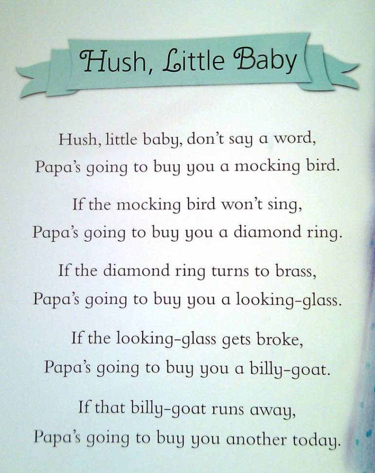 Hush, little baby