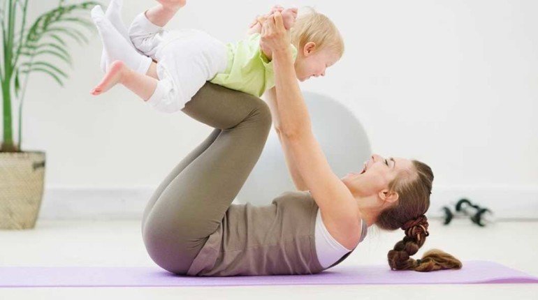 Как составить комплекс упражнений для похудения после родов