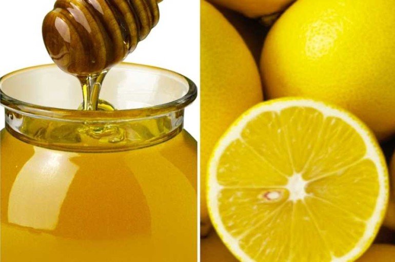 Питательная маска для жирной кожи из меда и лимона