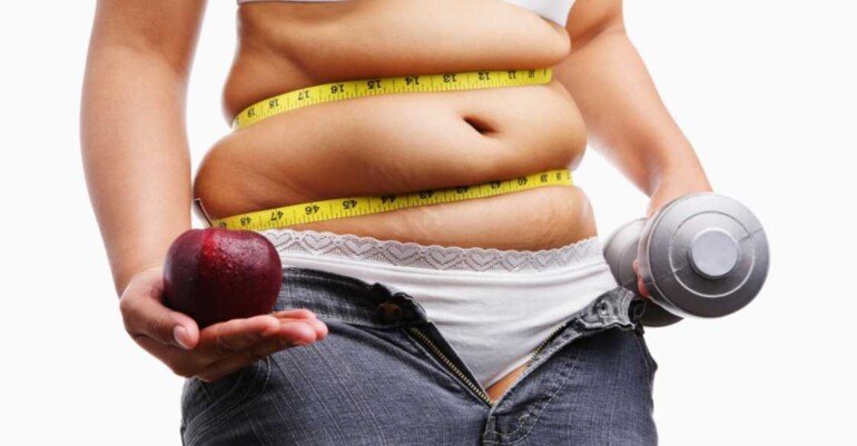 Что делать, если жир на животе не уменьшается даже после диеты